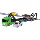 Double Decker Car Transporter With 3 Diecast Car Models, Motormax
