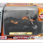 BMW F800GS Orange/ Black Motorcycle Model, Motormax Scale 1:18