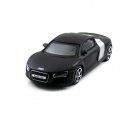 Audi R8 Mat Black/Silver Burago Scale 1:43 Car Model