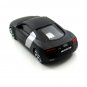 Audi R8 Mat Black/Silver Burago Scale 1:43 Car Model