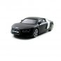 Audi R8 Mat Black/Silver Burago Scale 1:43 Car Model