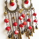 Bohemia Ethnic style ear  Earrings girls hoop ear  Earrings 1001