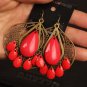 Bohemia Ethnic style ear Earrings girls hoop ear Earrings 1004
