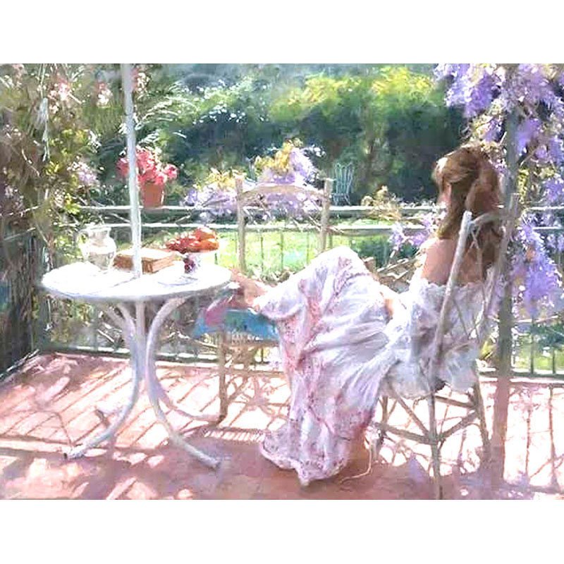 Lady in the garden DIY Acrylic - NOT AVAILABLE AT THE MOMETN