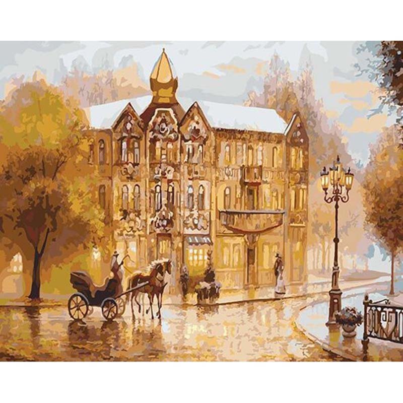 Vintage city view DIY Acrylic - NOT AVAILABLE AT THE MOMETN