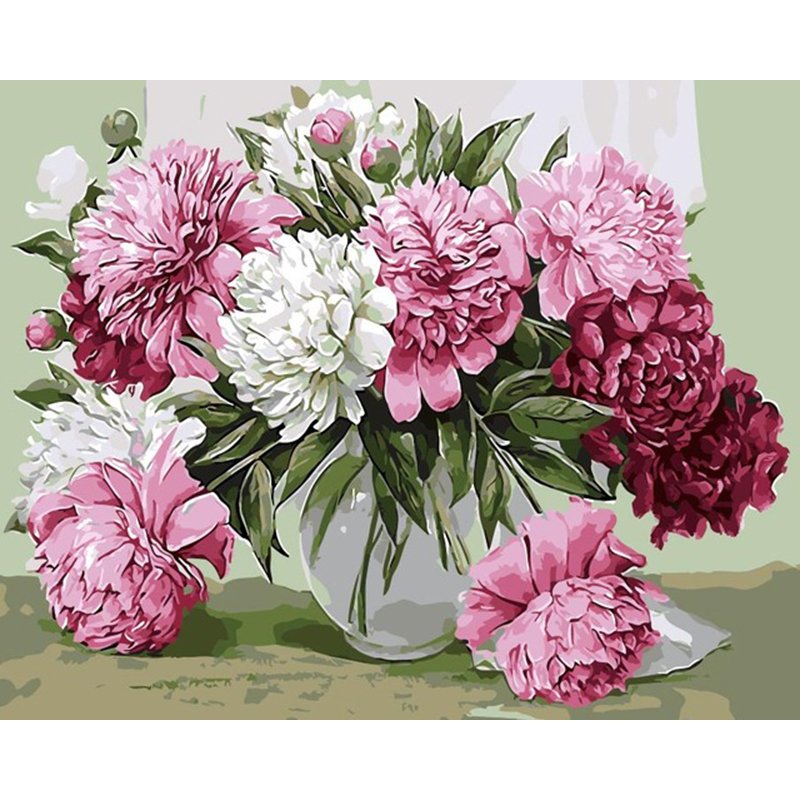 Flowers in the vase DIY Acrylic - NOT AVAILABLE AT THE MOMETN