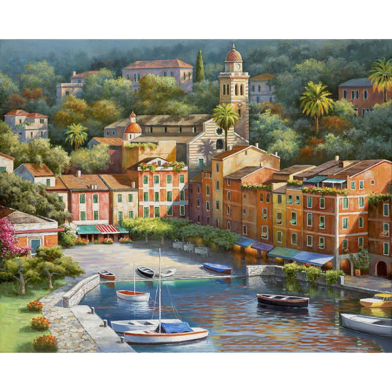 Port town DIY Acrylic - NOT AVAILABLE AT THE MOMETN