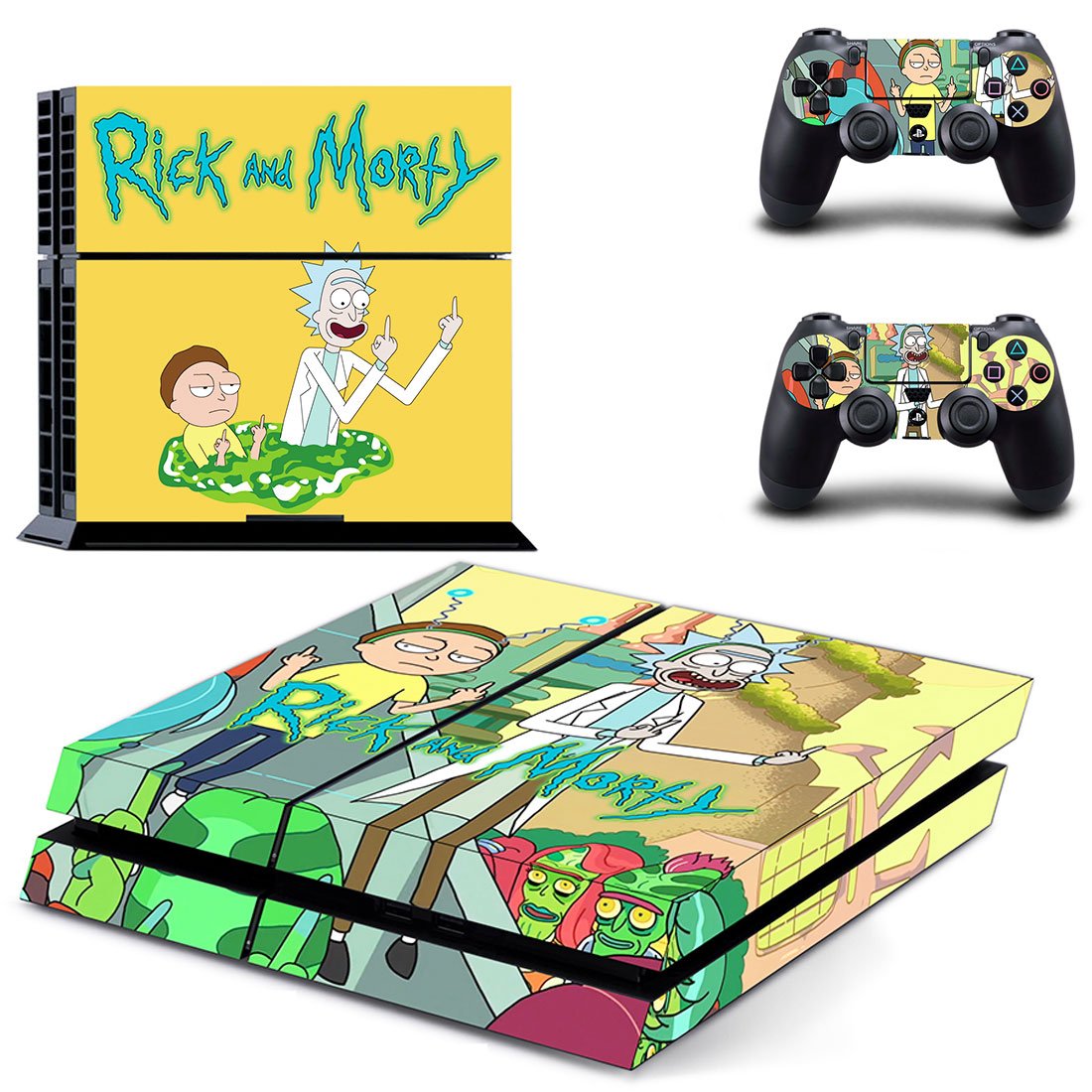 Rick and Morty PS4 Skin for PlayStation 4 Console and ...