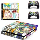Rick and Morty PS4 Skin for PlayStation 4 Console and Controllers
