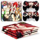 Anime Girl Vinyl Decal PS4 pro Skin for PlayStation 4 Console & 2 dualshocks