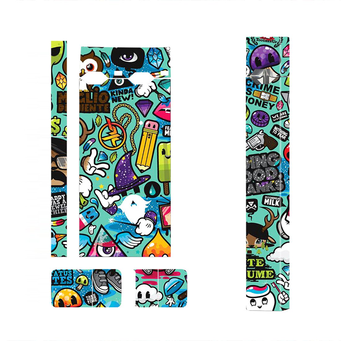  Sticker  Bomb Skin Decal  for JUUL 