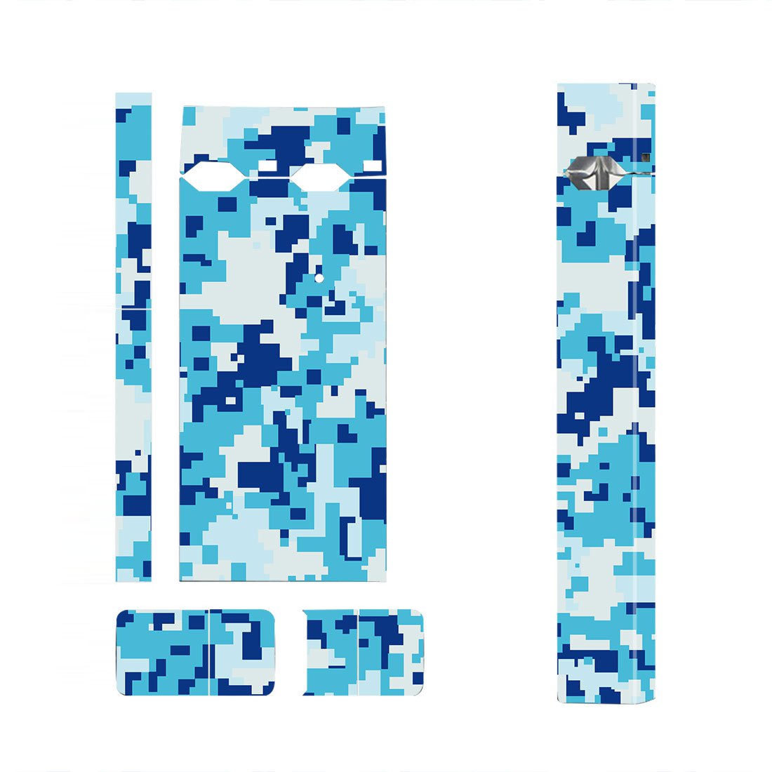 Blue Camouflage Skin Decal for JUUL
