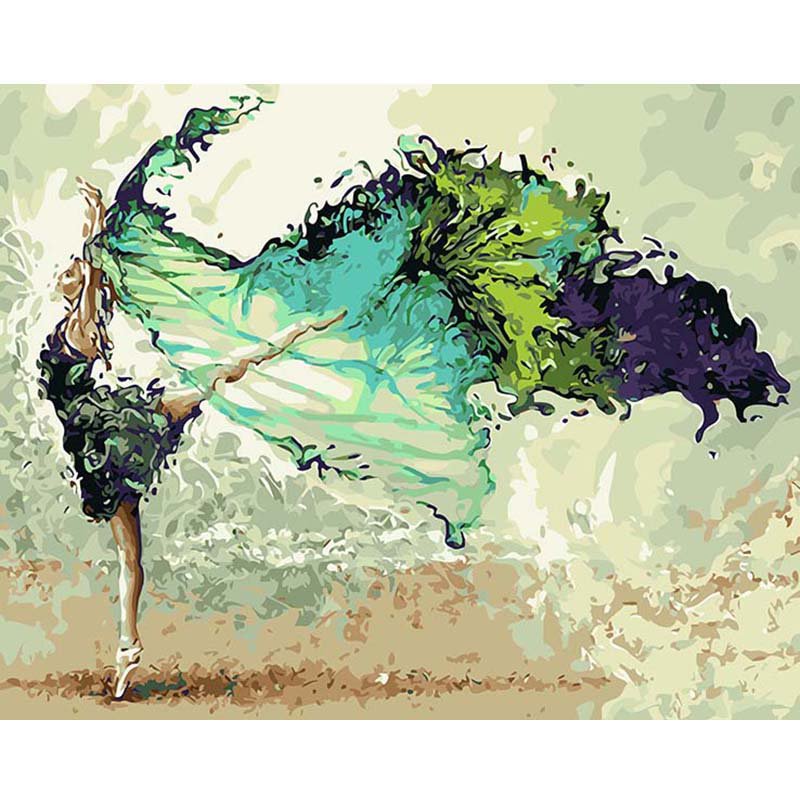 Ballerina DIY Acrylic Paint by Numbers kit