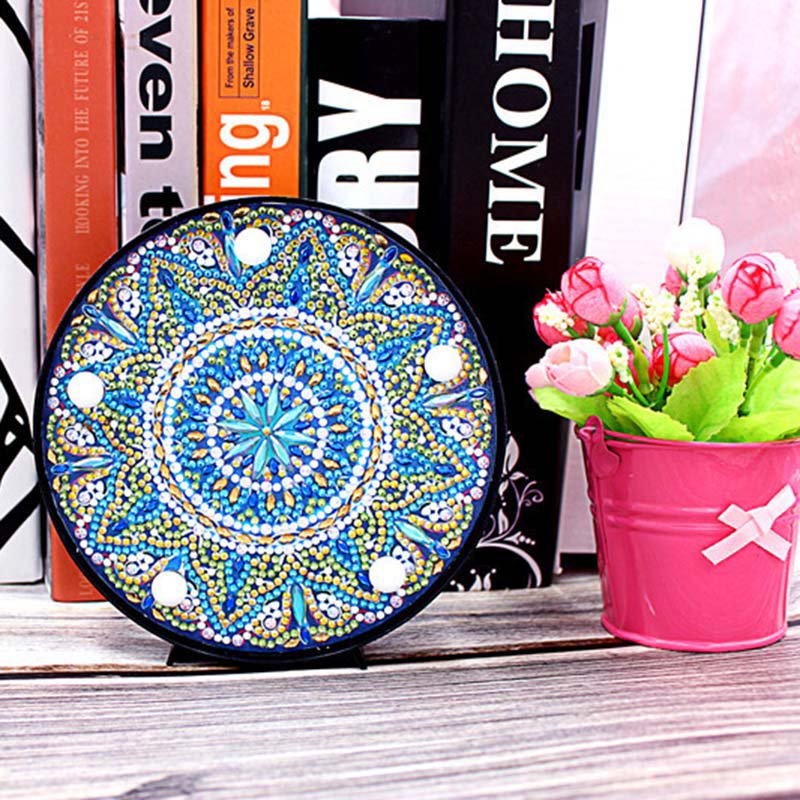 Mandala Paint by Diamond DIY LED Lamp Kit