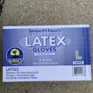 Case Of 1000 Large Latex Gloves Smooth Touch Powdered Food Safety Use Size L