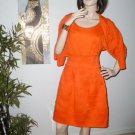 Womens Orange Designer Styler Dress Sexy Dress with Matching sweater Sm/ Med Womens Orange Designer Styler Dress Sexy Dress with Matching sweater Sm/ Med