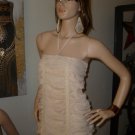 Strapless Neck Strap Top Dress s/m Cream or Black Strapless Neck Strap Top Dress s/m Cream or Black
