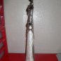 Stunning 17 1/2" Tall Exotic African Silver Wrap and Mother of pearl Gown NWT