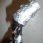 Stunning 17 1/2" Tall Exotic African Silver Wrap and Mother of pearl Gown NWT
