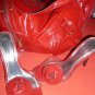 Bertini Red Mule Slide High Heel-Corrdinating Bag NWT