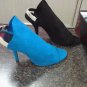 Carlos Santana Teal Blue Slingback Peep Toe 8.5M