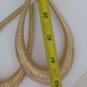 Big Wire Teardrop Chandelier Hoop Clip On 5" Earrings NWT