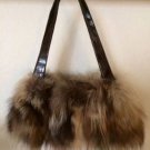 Women's Designer Paola Masi Fur Tote Purse Bag Small . NWT Women's Designer Paola Masi Fur Tote Purse Bag Small . NWT