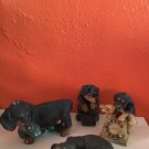 Ceramic Minitures Dog Figurines