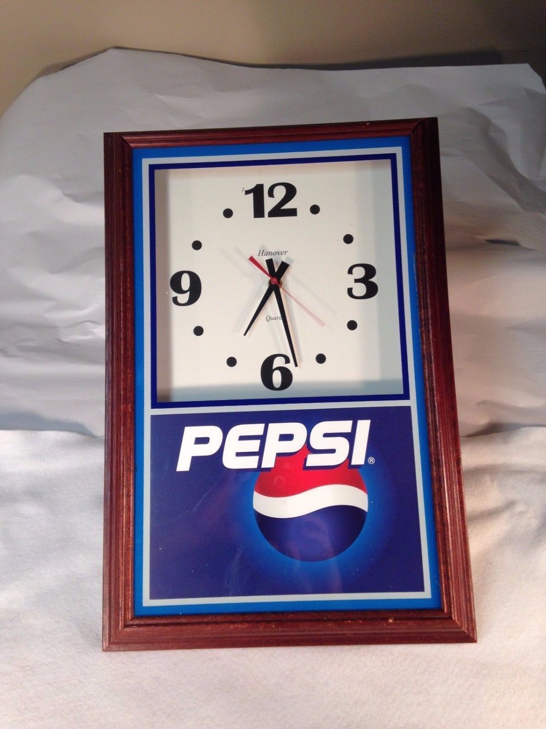 Vintage Hanover Pepsi Wall Clock