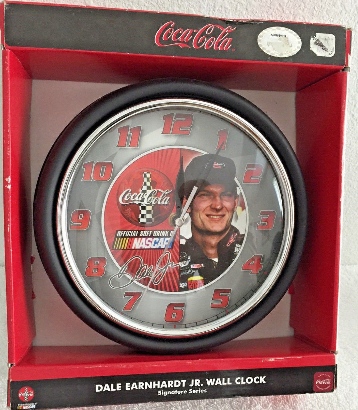 Coca-Cola Nascar Dale Earnhardt Jr Wall Clock