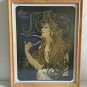 Vintage Framed Art JOB by Alphonse Mucha
