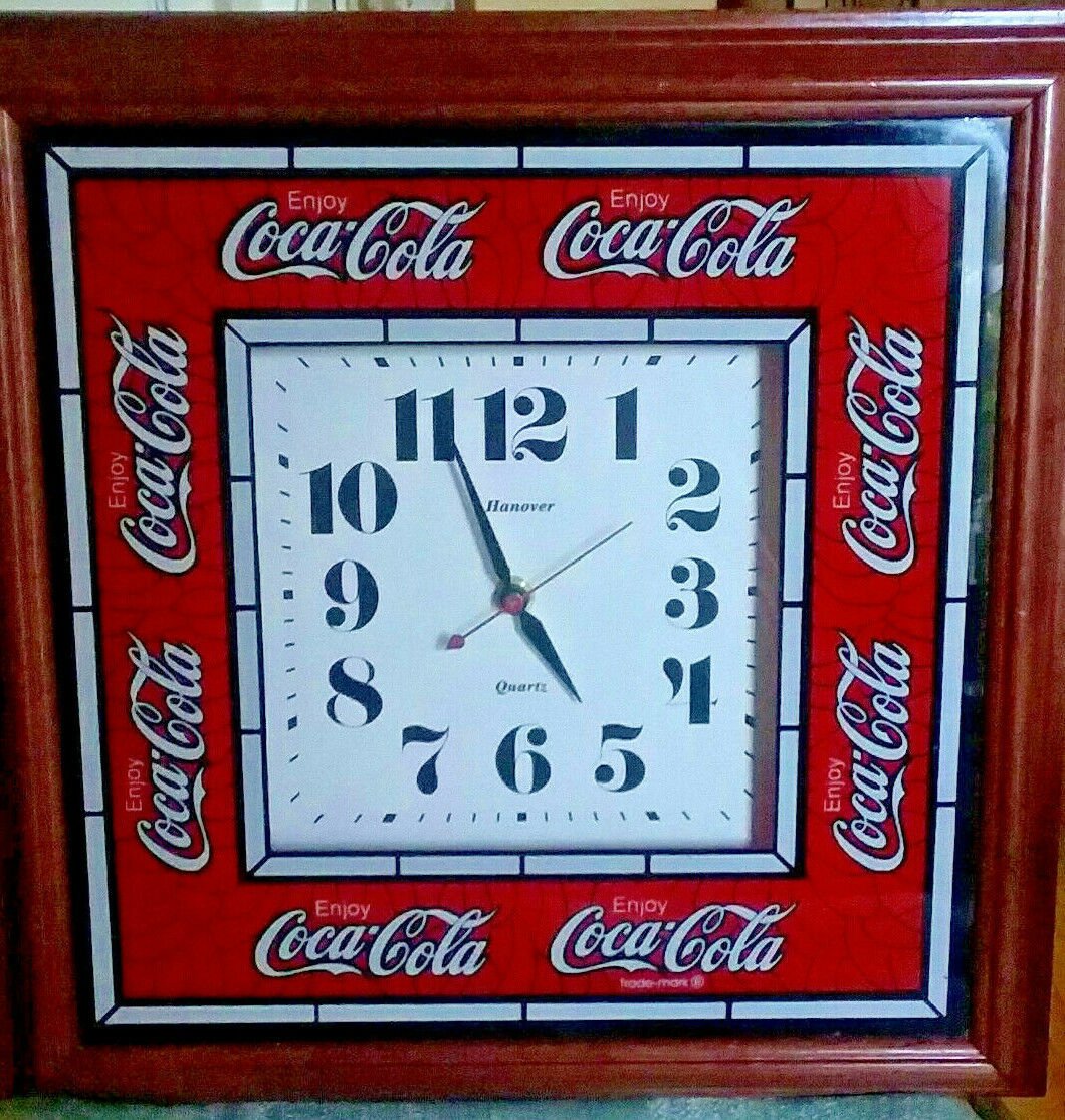 Vintage Large Hanover CocaCola Clock