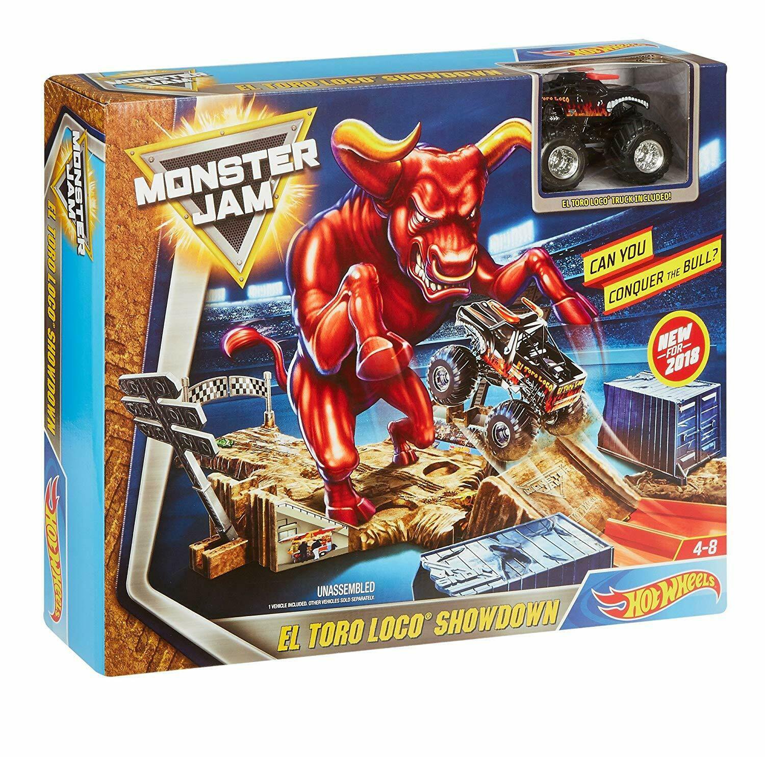 Hot Wheels Monster Jam El Toro Loco Showdown