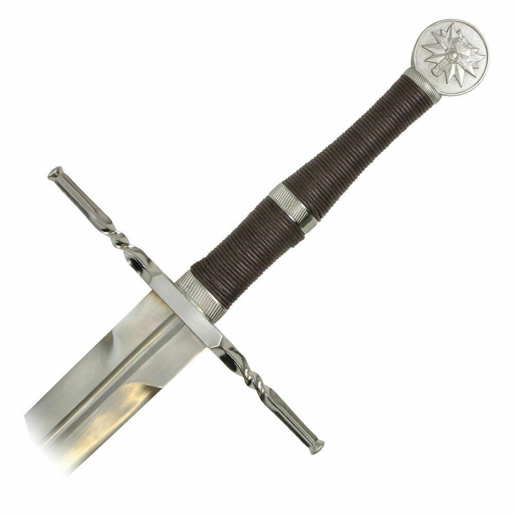 Two-Handed Sword of Witcher Geralt of Rivia w/ Sheath & Leather Strap NEW