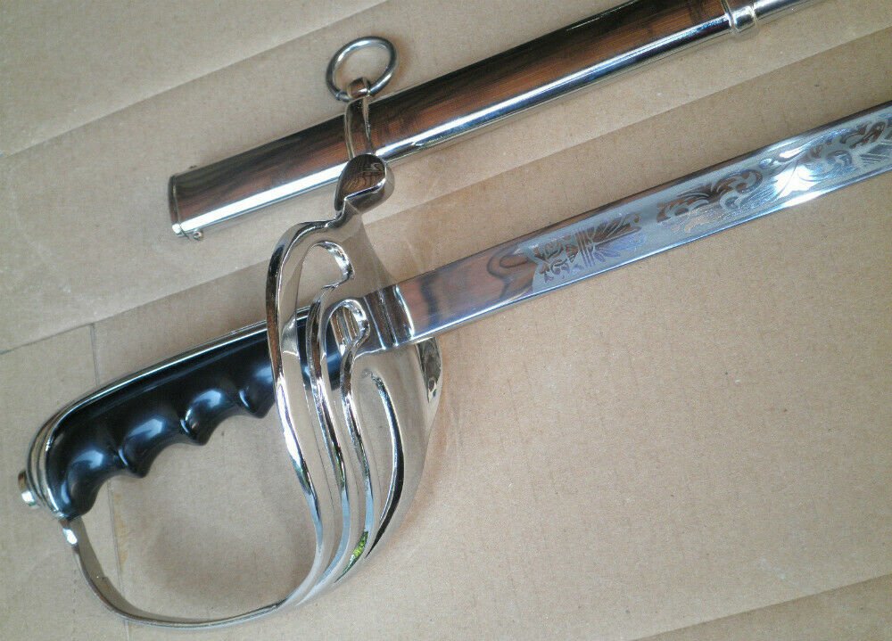 Military US Army Officer Saber Ceremonial Sword Replica