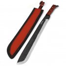 Voorhees Extra Long Carbon Steel Full Tang Outdoor Bush Machete