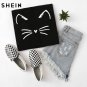 Cartoon Cat Print Sweatshirt Long Sleeve