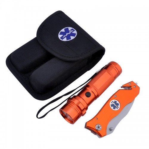 Free Personalized EMS Knife-Flashlight Combo