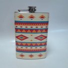 Native American Pattern Diamonds Flask