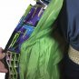 DANDY BY RANDI M Bright Colorful Long Sleeve Geometric Jacket Lime Green Pink 6