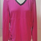 Kyodan Womens Running Hot Pink Long Sleeve Shirt Thumb Hole Cuffs Size Large