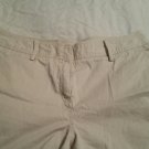 Womens Tommy Hilfiger Khaki Shorts Janie Fit Size 14 Tan