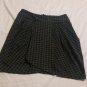 Womens Final Touch Mini Skirt Size Small Black Gray Houndstooth Career Wear
