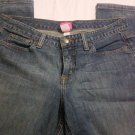 Womens The Limited Jeans Cassidy Size 8 Long Low Rise Stretchy Denim Blue Jeans