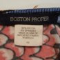 Boston Proper Women's Top Size XS Quirky Colorful Long Sleeve Stretchy Blouse