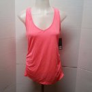 Old Navy Active Pink Workout Top NWT Womens Sz Small Go Dry Semi Fitted Racerbck