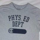 Physical Education Tee Heather Gray T-Shirt PE Womens Size XL Champion Brand