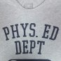 Physical Education Tee Heather Gray T-Shirt PE Womens Size XL Champion Brand