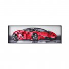 3D Wall Art Large Painting on Canvas Hand Crafted & Painted Modern Red Lamborghini Home Decor Framed