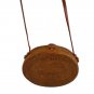 Handwoven Oval Rattan Beach Bags with Button Clip